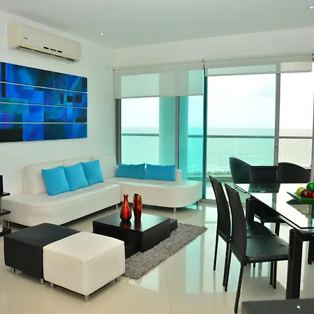 Moderno 3 Alcobas Frente A Playa Cartagena