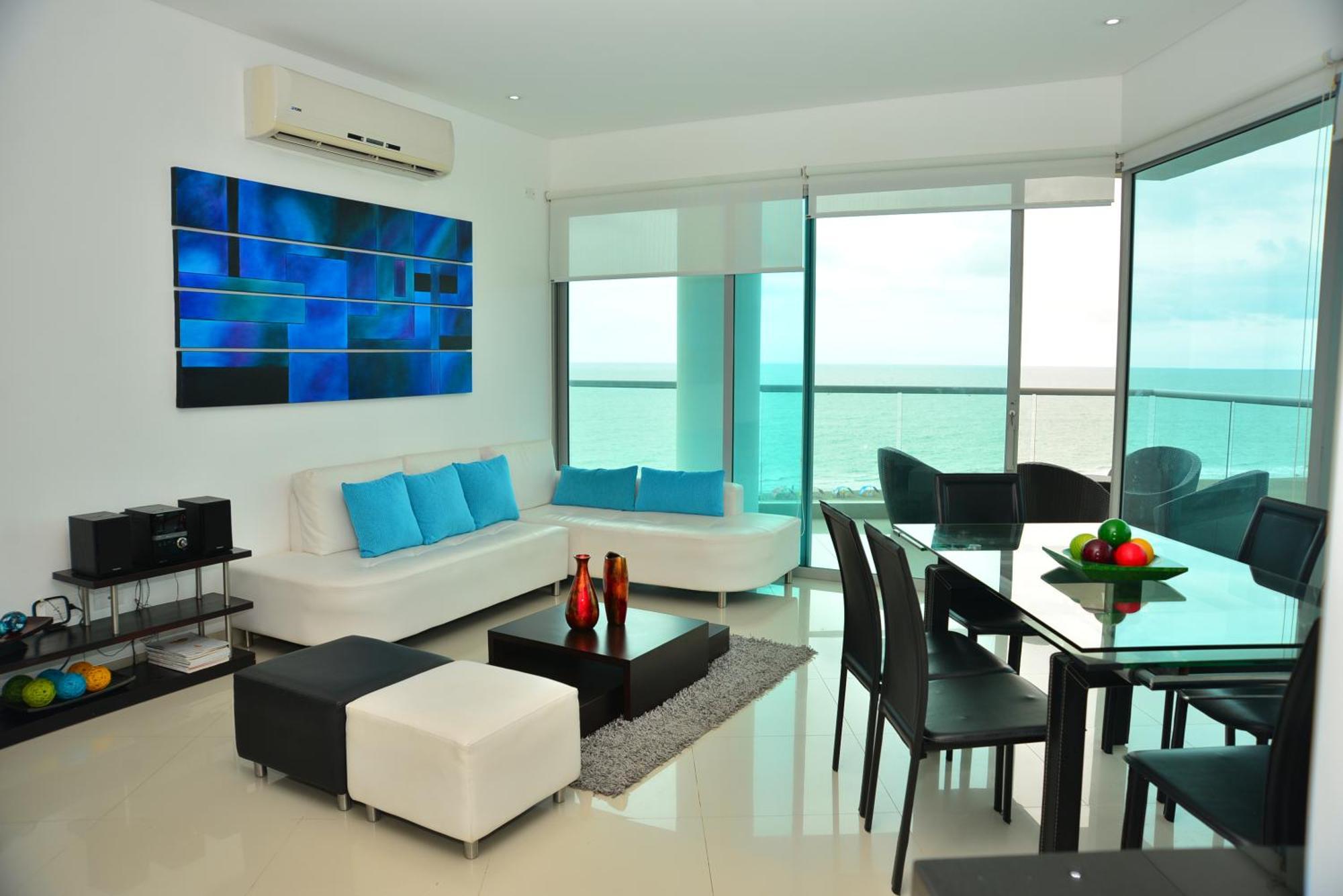 Moderno 3 Alcobas Frente A Playa Cartagena